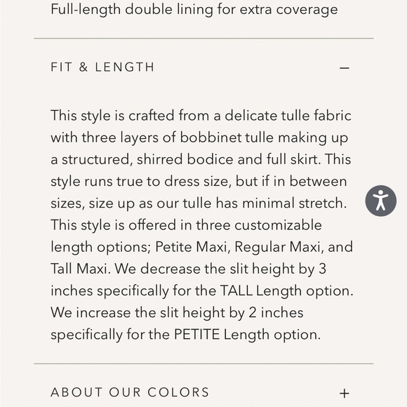 Revelry Penelope Chiffon Bridesmaid‎ Dress - Champagne- Size 4 Petite - Picture 6 of 7